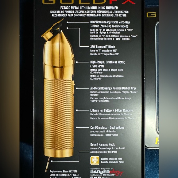 Like New BaBylissPro GoldFX T-Outlining Trimmer - Picture 3 of 10
